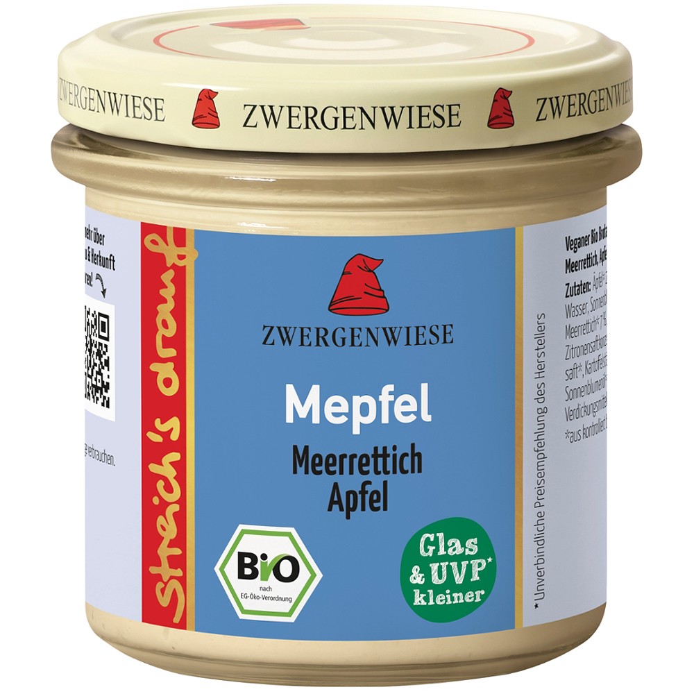 Alimente - Crema tartinabila Mepfel cu hrean si mar, fara gluten bio