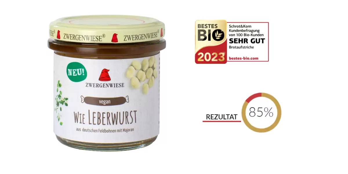 Crema tartinabila vegana Leberwurst bio a convins testerii BestesBIO