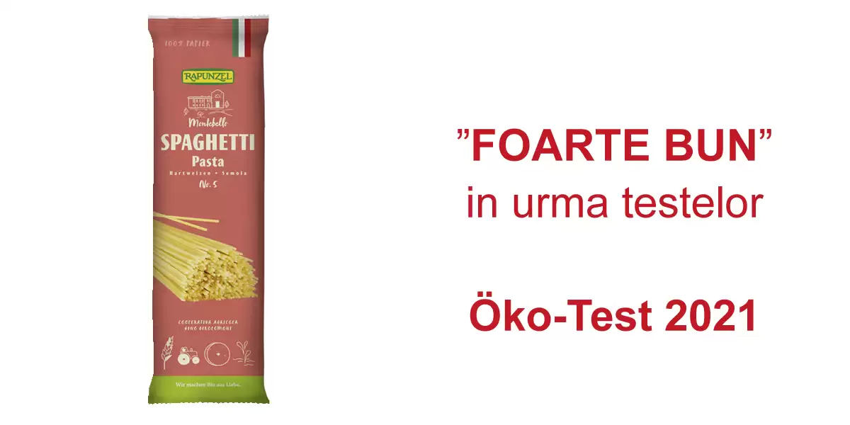Spaghetti Semola No. 5 convinge la Oko-Test,  evaluare generală foarte bună