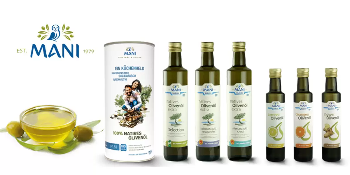 Măslinele și uleiurile de măsline Mani Blauel