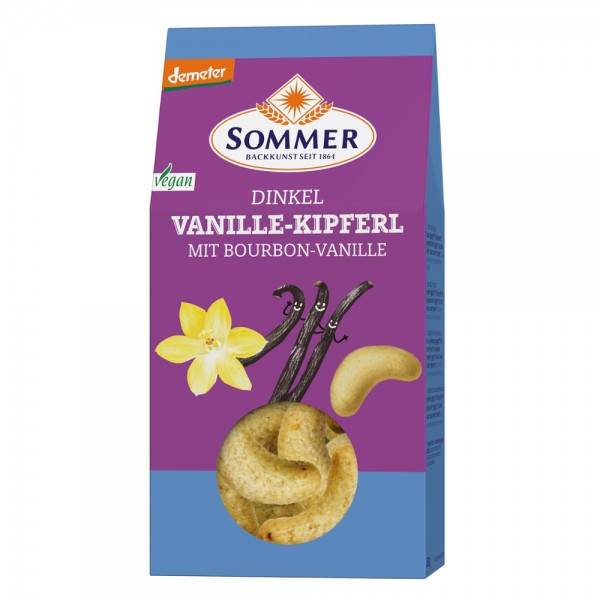 Biscuiti vegani cu spelta si vanilie, Demeter bio Sommer