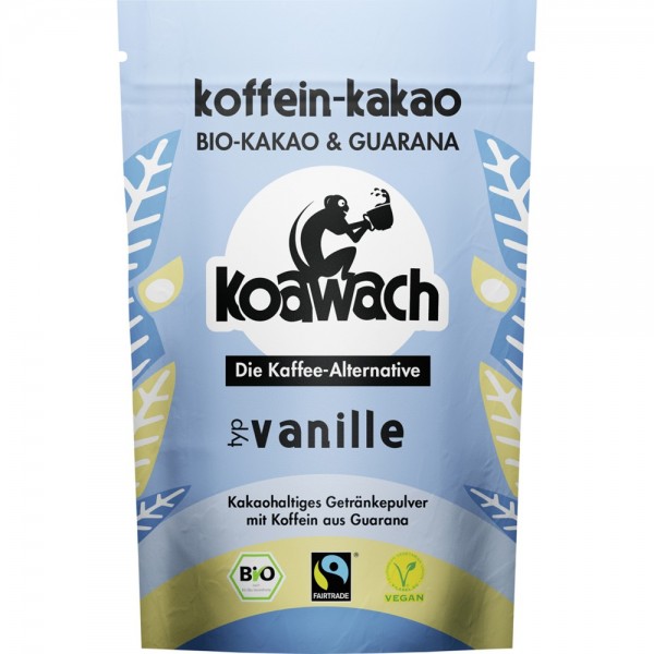 Cacao cu guarana si vanilie bio Koawach