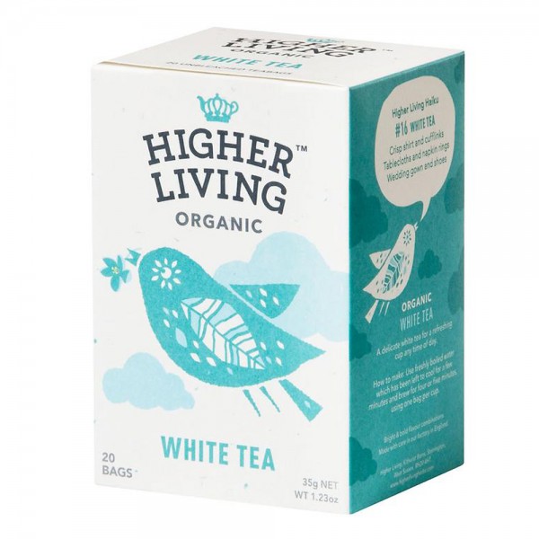Ceai alb 20 plicuri bio Higher Living