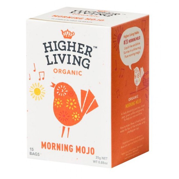 Ceai Morning Mojo 15 plicuri bio Higher Living