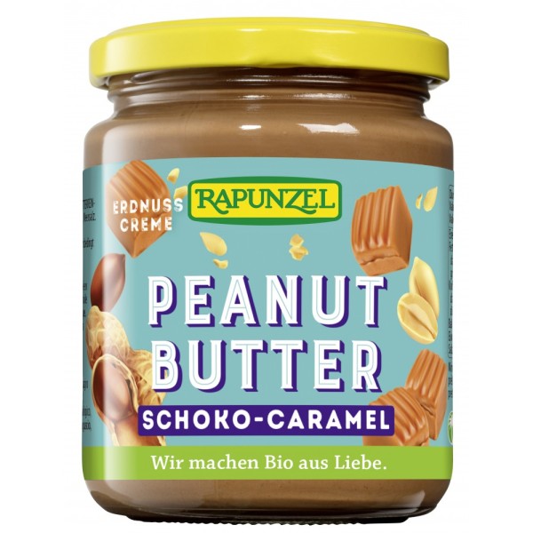 Crema de arahide cu caramel bio Rapunzel
