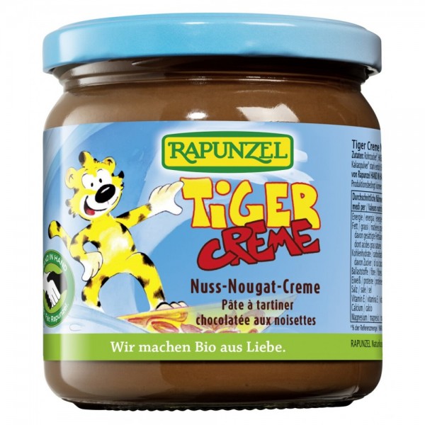 Crema de nuca nougat Tiger bio Rapunzel