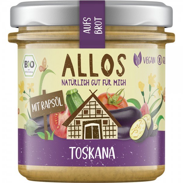 Crema tartinabila Toskana fara gluten bio Allos