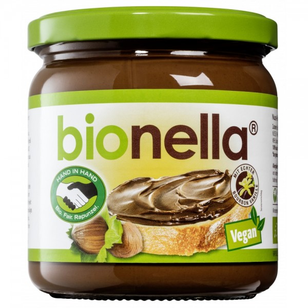Crema vegana de alune cu ciocolata bio Bionella