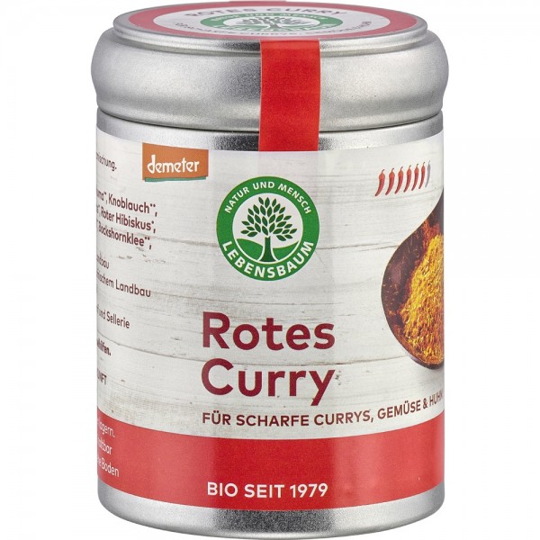 Curry rosu pentru orez, legume si carne bio Lebensbaum