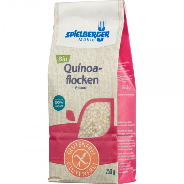 Fulgi de quinoa integrali fara gluten bio Spielberger