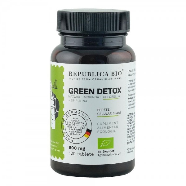 Green Detox 120 tablete bio Republica bio