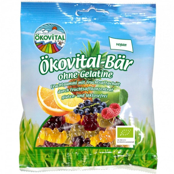 Jeleuri de fructe ursuleti FARA GELATINA bio Okovital 