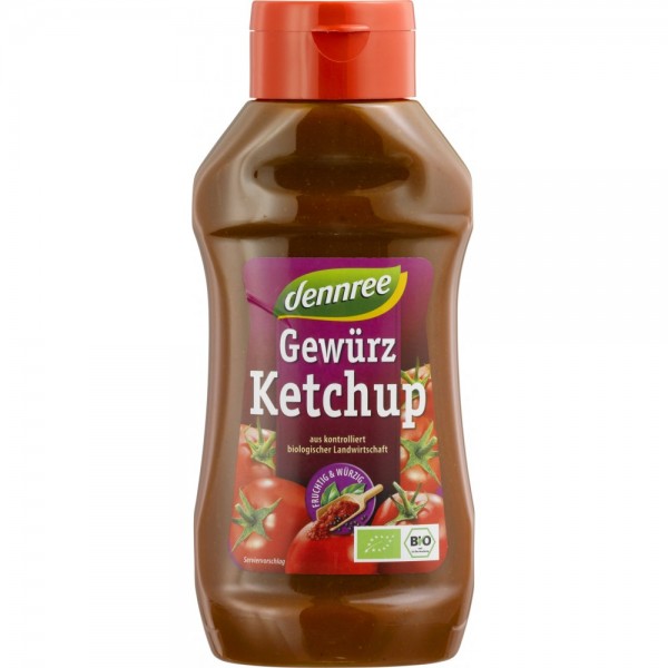 Ketchup cu condimente bio Dennree