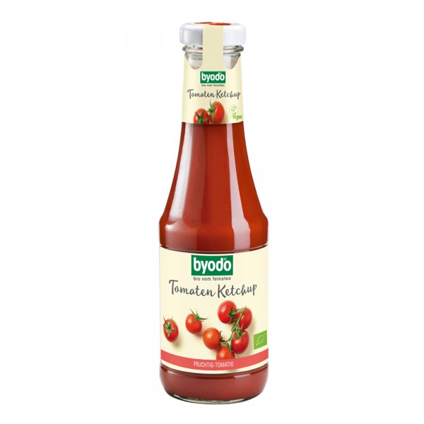 Ketchup de tomate fara gluten bio Byodo