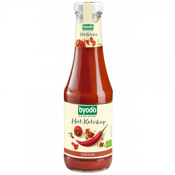 Ketchup picant fara gluten bio Byodo