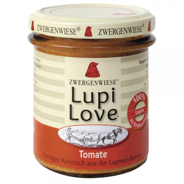 Lupi Love crema tartinabila din lupin si tomate, fara gluten bio Zwergenwiese