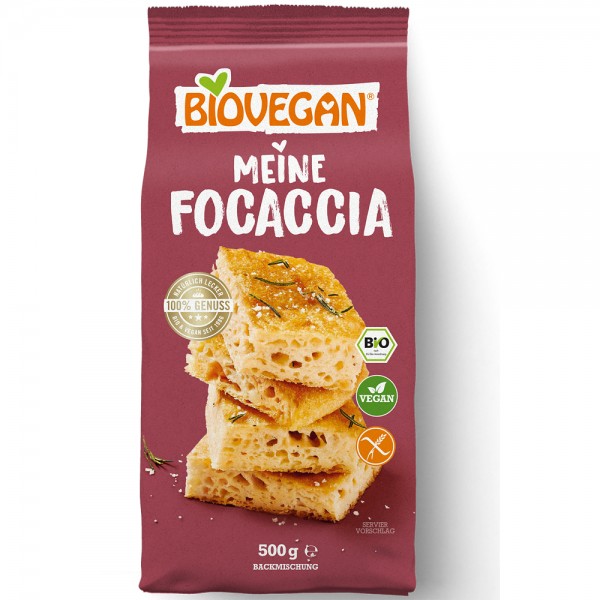 Mix de faina pentru focaccia, fara gluten bio Biovegan