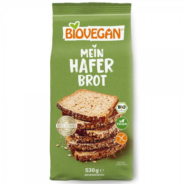 Mix de faina pentru paine de ovaz, fara gluten bio Biovegan