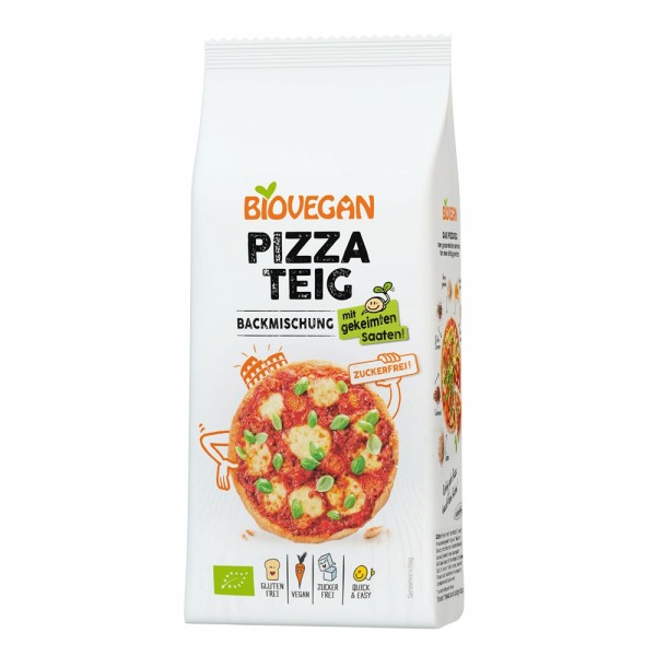 Mix pentru aluat de pizza fara gluten bio Biovegan