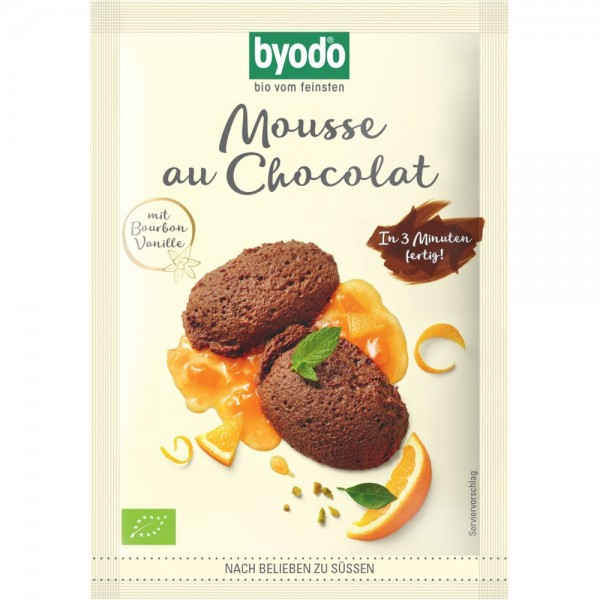 Mix pentru mousse de ciocolata, fara gluten bio Byodo