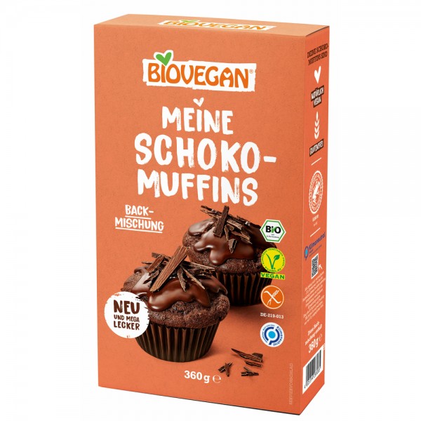 Mix pentru muffins cu ciocolata fara gluten bio Biovegan