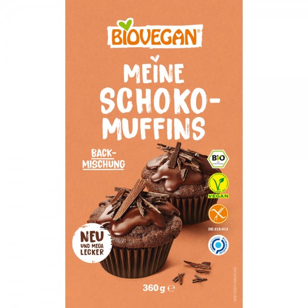 Mix pentru muffins cu ciocolata fara gluten bio Biovegan
