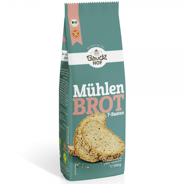 Mix pentru paine de moara fara gluten bio BauckHof