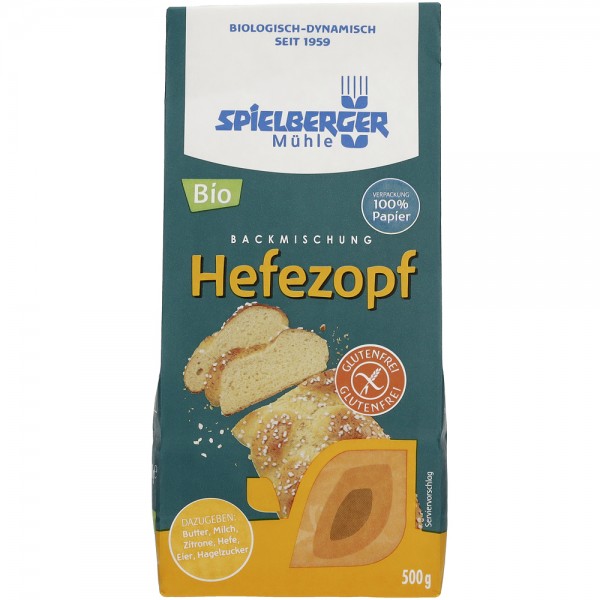 Mix pentru paine dulce impletita, fara gluten bio Spielberger
