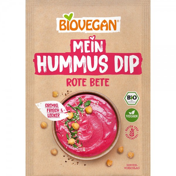 Mix pentru sos humus dip cu sfecla rosie, fara gluten bio Biovegan
