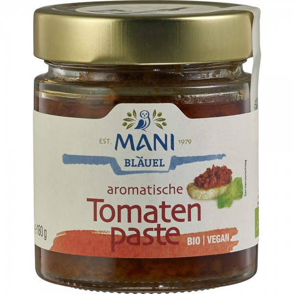 Pasta de tomate aromatizata bio Mani