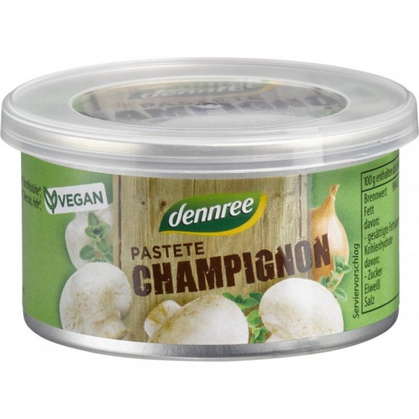 Pate cu ciuperci champignon bio Dennree
