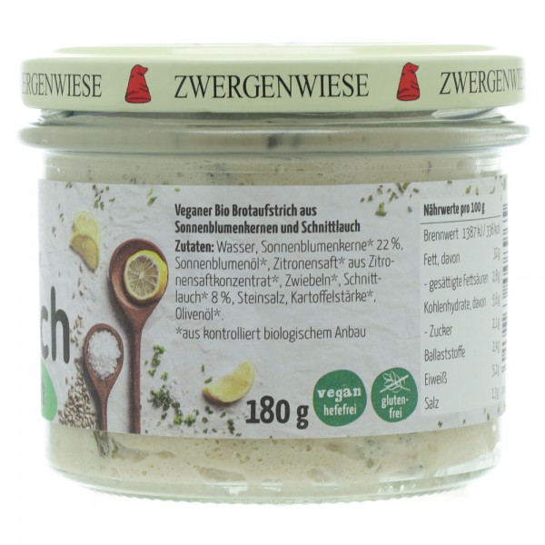 Pate vegetal cu arpagic fara gluten bio Zwergenwiese