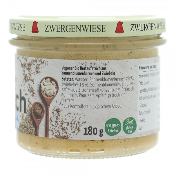 Pate vegetal cu ceapa si condimente fara gluten bio Zwergenwiese