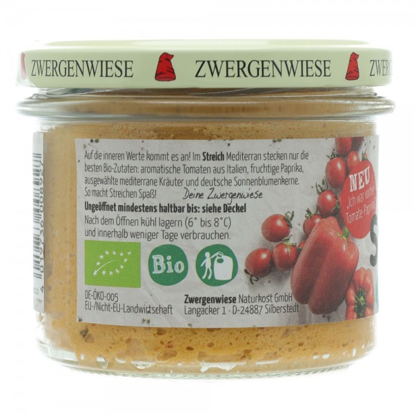 Pate vegetal cu ierburi aromate si tomate fara gluten bio Zwergenwiese