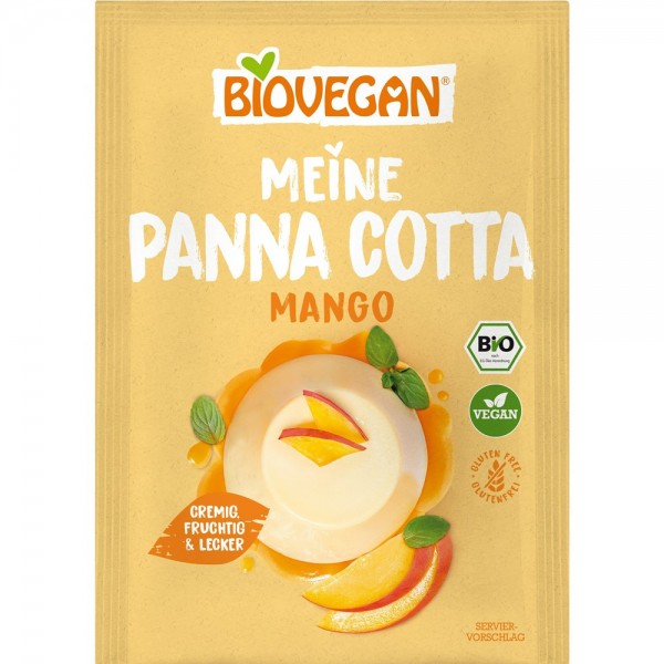 Pudra panna cotta mango, fara gluten bio Biovegan