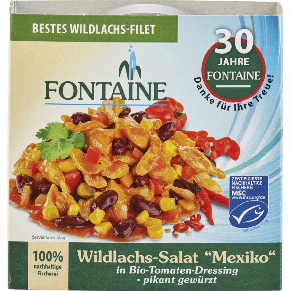 Salata mexicana cu somon salbatic Fontaine