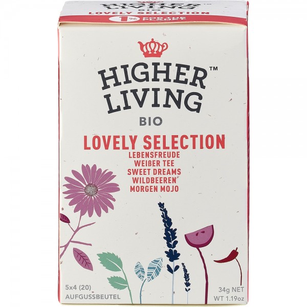Selectie de ceaiuri 20 plicuri bio Higher Living