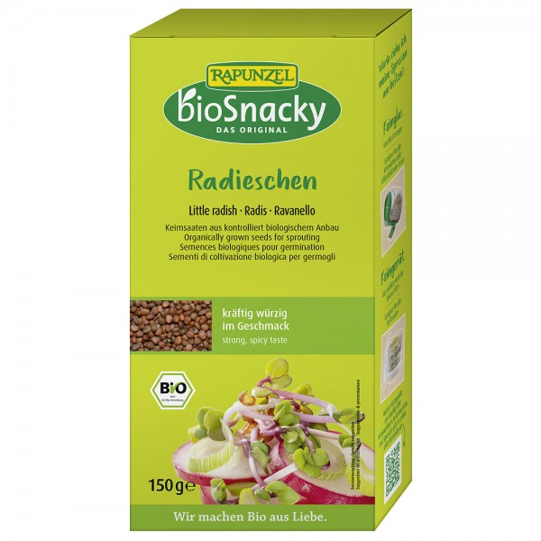 Seminte de ridiche pentru germinat bio BioSnacky Rapunzel