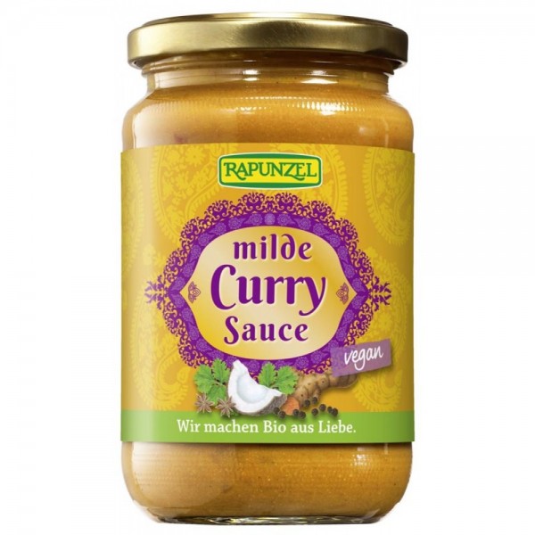 Sos Curry fin VEGAN bio Rapunzel