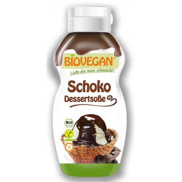 Sos de ciocolata pentru desert fara gluten bio Biovegan