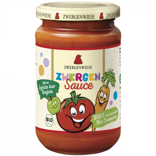 Sos de tomate pentru copii cu mere si morcovi, fara gluten bio Zwergenwiese