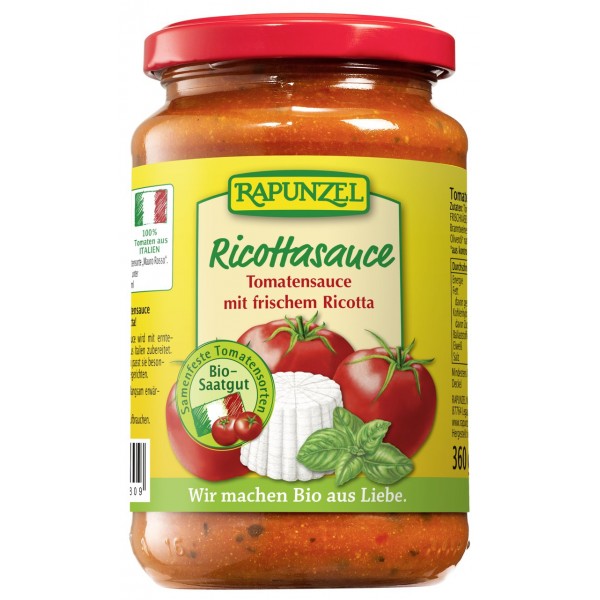 Sos de tomate Ricotta bio Rapunzel
