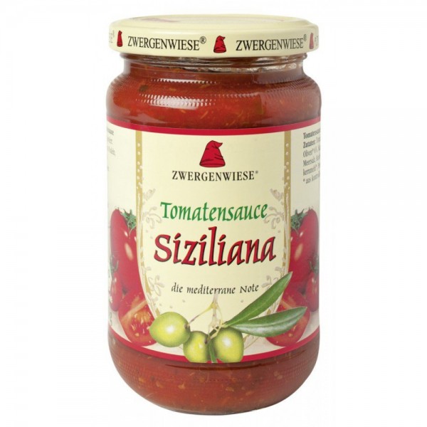 Sos de tomate Sicilian, fara gluten bio Zwergenwiese
