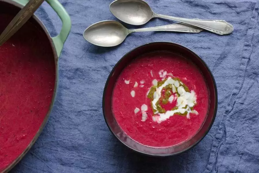 Rețetă Supa bio din sfecla rosie si morcov