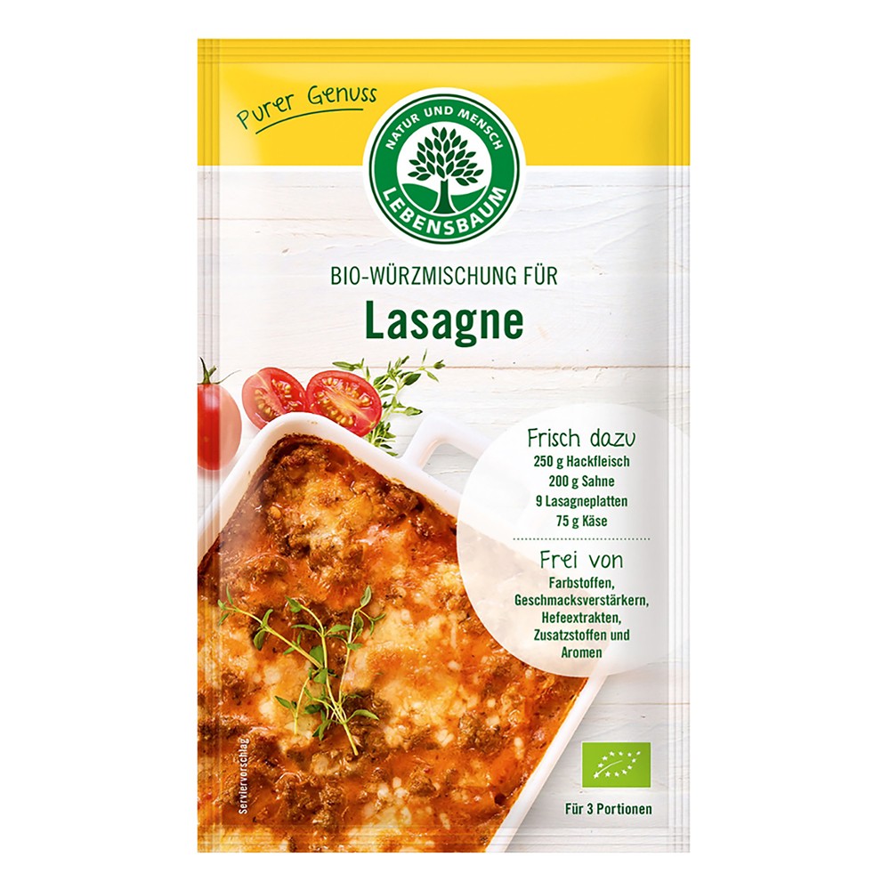 Condimente bio pentru Lasagna