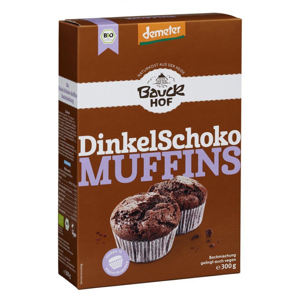 Mix din spelta pentru Muffins cu ciocolata Demeter
