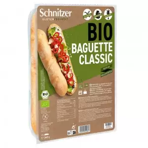 Bagheta clasica fara gluten 2 bucati bio Schnitzer