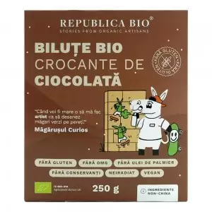 Bilute crocante de ciocolata fara gluten bio Republica bio