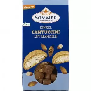 Biscuiti Cantuccini din spelta cu migdale, vegani bio Sommer