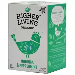 Ceai de moringa si menta 15 plicuri bio Higher Living